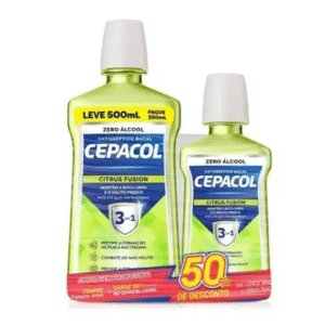 Kit Antisséptico Bucal Cepacol Citrus 500ml + 250ml